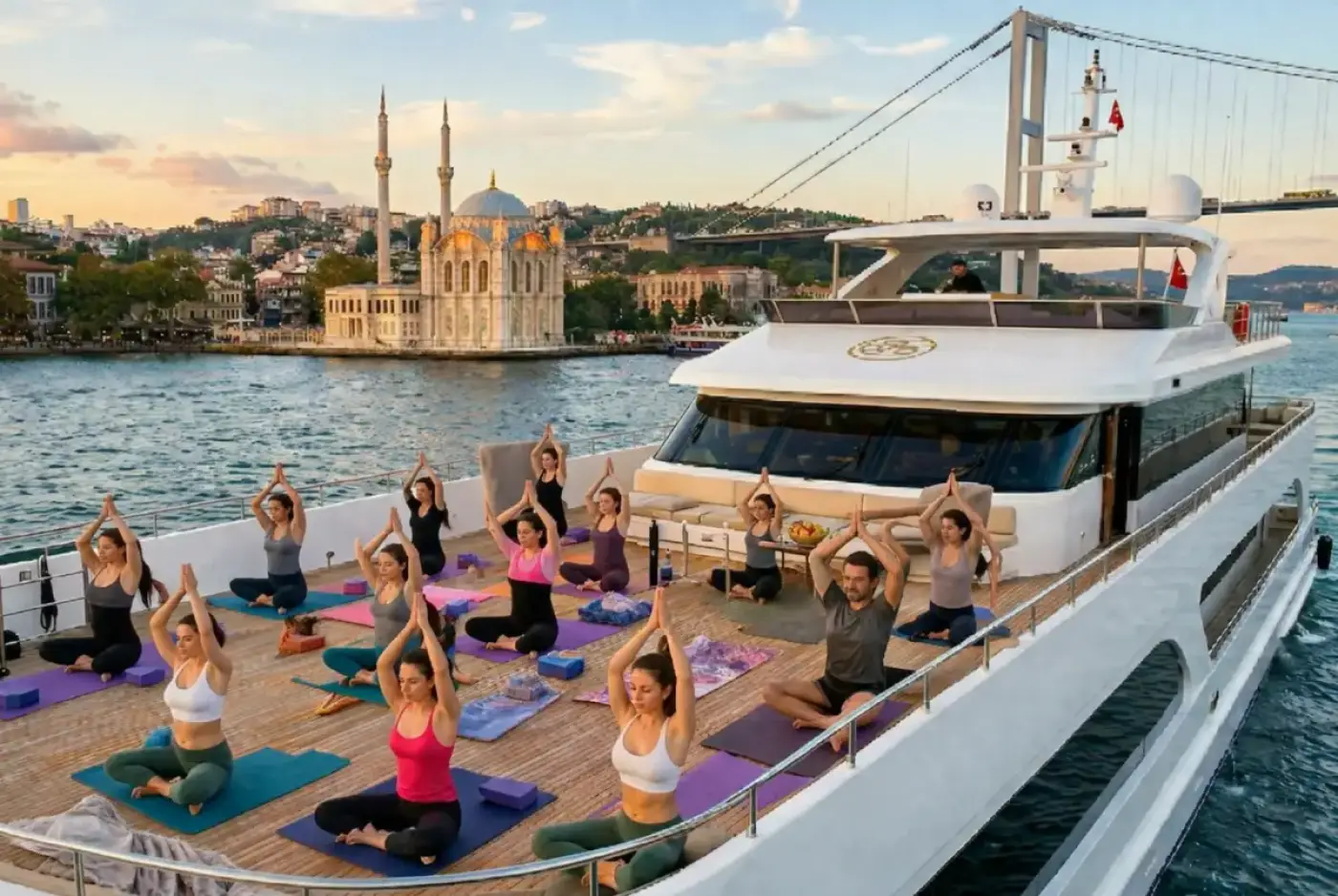 Teknede Yoga Etkinliği: İstanbul Boğazı'nda Huzuru Keşfedin - Kolayyat