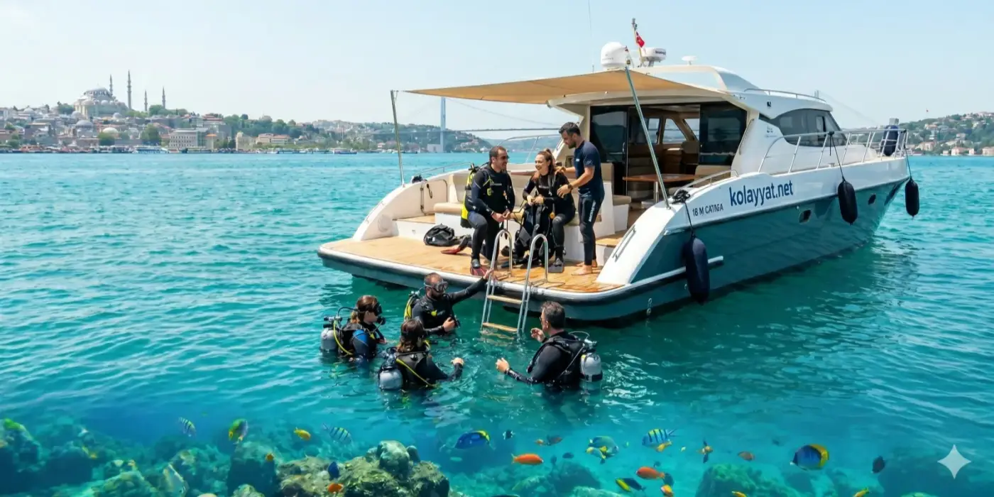İstanbul’un Ortasında Maviliklere Yolculuk: Tekne ile Dalış Deneyimi Başlıyor! - Kolayyat