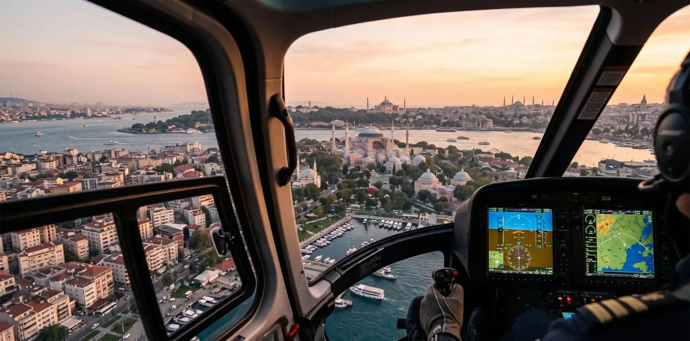 Helikopter Kiralama: İstanbul'da Gökyüzünden Ayrıcalıklı Bir Seyahat Deneyimi - Kolayyat